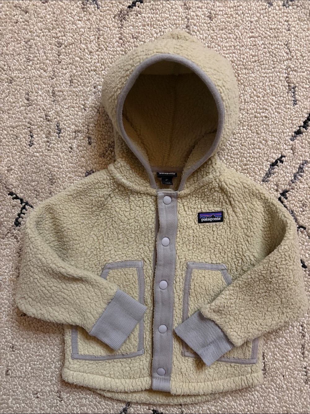 Patagonia Kids retro Sherpa Snap Jacket (2T)